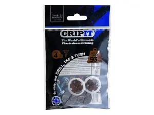 Gripit Brown Plasterboard Fixings 20mm (Pack 8)