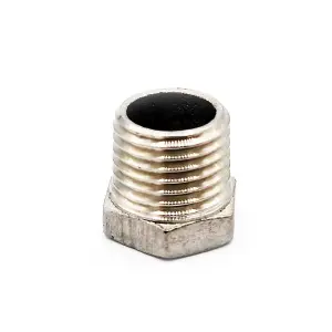 G1/4 BSP Male Hex Plug 316 Stainless Steel