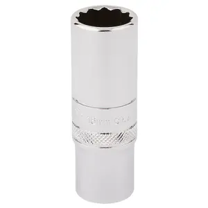 Draper 3/8" Square Drive Hi-Torq 12 Point Deep Socket 16mm 32990