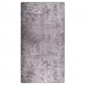 Berkfield Rug Washable 190x300 cm Grey Anti Slip