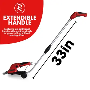 RocwooD Cordless Hedge Trimmer 7.2V Garden Edger With Handle