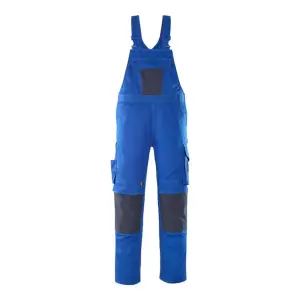 Mascot Unique Leipzig Bib & Brace - Royal/Dark Navy Blue   (36.5) (Leg Length - Regular)