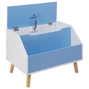 Beliani Modern Storage Cabinet Blue CASPER