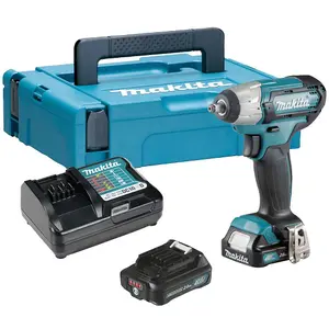 Makita TW140DWAE 12V Max CXT Lithium Cordless 3/8 Impact Wrench - 2 x 2.0ah