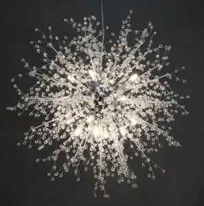 Garwarm Dandelion Chandelier LED Light Crystal Chandelier