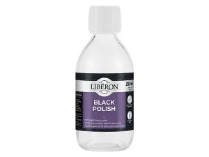 Liberon 250ml Black Polish for Ebonising Wood Finishes