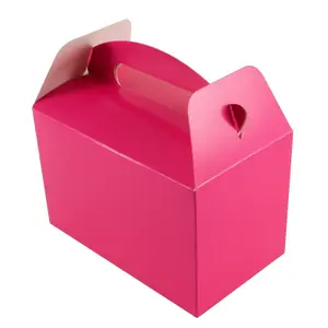 Oaktree Paper Metallic Gift Boxes (Pack of 6) Fuchsia (One Size)