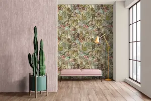 Galerie Tropical Collection Peanut Kiribati Floral Inspired Wallpaper Roll