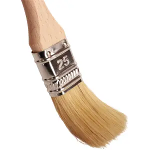 Paint Brush for a Smooth Finish Painting with Emulsion, Gloss, Satin Paints on Walls, Ceilings, Wood, Metal - 25 mm