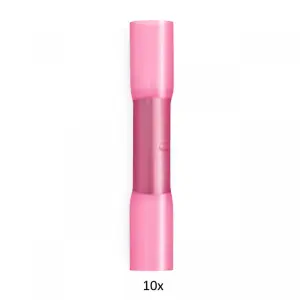 Steinel Crimp Connector Pink D 0.5-1.5 mm Watertight Heat-shrinkable Butt-jointing 10 pcs