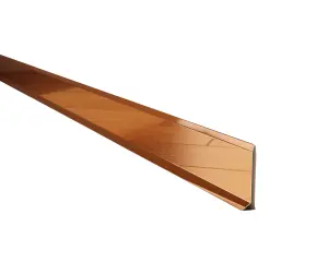 ILCOM Stainless steel Skirting board 60mm x 2700mm - Copper Polished