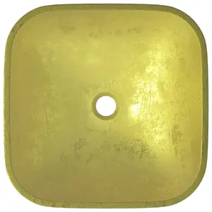 Durable Basin Glass 42x42x14 cm Gold