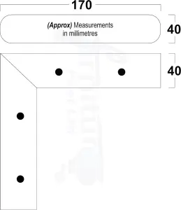 Mahogany Wood Corner Feet 45mm High Replacement Furniture Sofa Legs Self Fixing  Chairs Cabinets Beds Etc PKC321