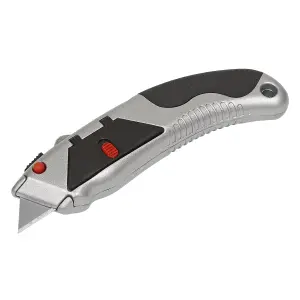 Sealey Retractable Auto-Load Utility Blade With Five Double End Blades S0555