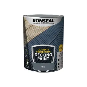 Ronseal Ultimate Protection Matt Slate Decking paint, 5L