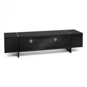 AVF Edge 1.6m Black TV Stand with Drop Door