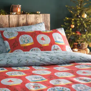 furn. Twelve Days of Christmas Festive Reversible Duvet Cover Set