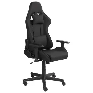 Beliani Modern Gaming Chair Black WARRIOR