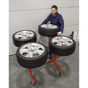 Sealey Alloy Wheel Repair/Painting Stand - 4-Wheel Capacity MK74