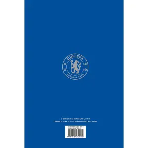 Chelsea FC 2025 Crest A5 Diary Blue/Silver (One Size)