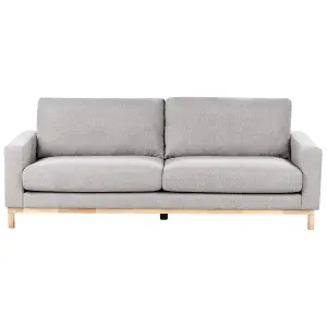 3 Seater Fabric Sofa Grey SIGGARD