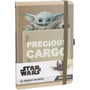 Star Wars: The Mandalorian Precious Cargo A5 Notebook Beige (One Size)