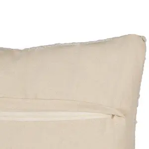 Throw Cushion IXORA Cotton 45 x 45 cm Geometric Beige