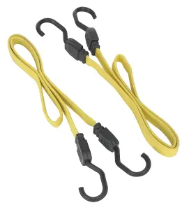 Sealey Flat Bungee Cord Set 2pc 910mm BCS18