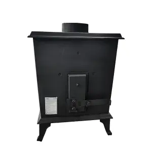 SunDaze Multifuel Stove 7KW Woodburning Fireplace Cast Iron Eco Design Defra Approved