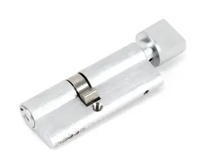 Eurospec Satin Chrome Euro Cylinder & Turn 35/45Mm - Ka (CYB7433545SC)