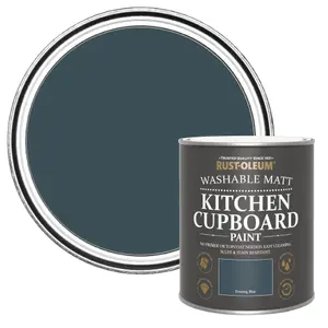 Rust-Oleum Evening Blue Matt Kitchen Cupboard paint, 750ml