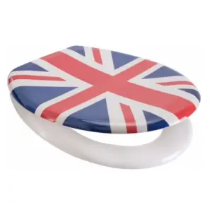 Union Jack Top Fix Soft Close Quick Release Toilet Seat