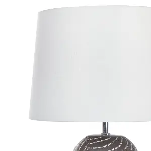 Ceramic Table Lamp Black GUAPORE