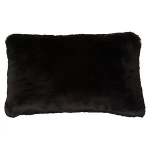 Bosie Lamina Black Rectangular Cushion