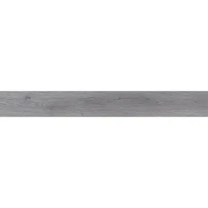 GoodHome Baila Grey Natural Oak Wood effect Textured Click vinyl Planks