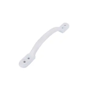 Sash Heritage Sash Handle with Border (133mm) - White