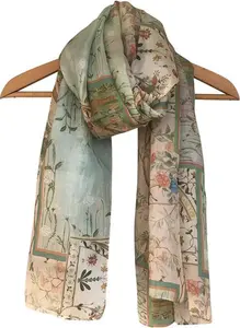 Large 'Chelsea' Pure Silk Scarf