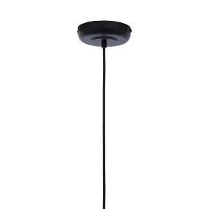 Interiors by Premier Lagona 3 Bulb Gold And Black Pendant Light