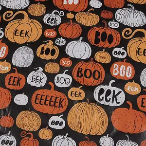 Celebright Halloween Celebration PVC Tablecloth - 52x70in - Pumpkin Party