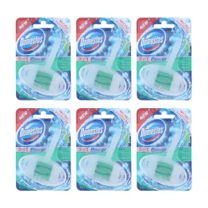 Domestos 3 in 1 Rim Block Pine (Pack of 6)