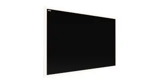 ALLboards Black chalkboard 60x40 cm wooden frame color white