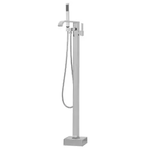 Freestanding Bathtub Faucet NIAGARA Silver