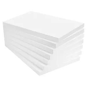 18 x 600mm x 400mm x 25mm Protective White Rigid EPS70 SDN Expanded Polystyrene (EPS) Insulation Foam Sheets