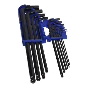 US PRO Tools 10PC Extra Long Ball End Allen Hex Key Set Metric 2 - 12mm 1630