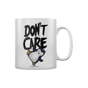 Psycho Penguin Dont Care Mug White (One Size)