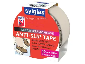 Sylglas Anti Slip Tape Clear 50mm x 3m