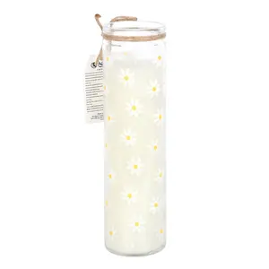 Something Different Daisy Tube Candle White/Clear (One Size)