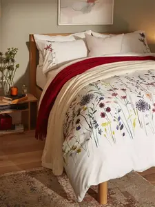 John Lewis Soft And Silky Leckford Duvet Cover And Pillowcase Set