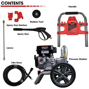 RocwooD Petrol Pressure Washer 3370 PSI