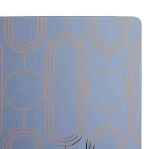 Maison by Premier 4Pc Frosted Deco Blue Coasters